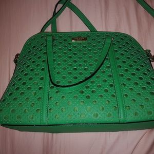Green kate spade newbury lane purse